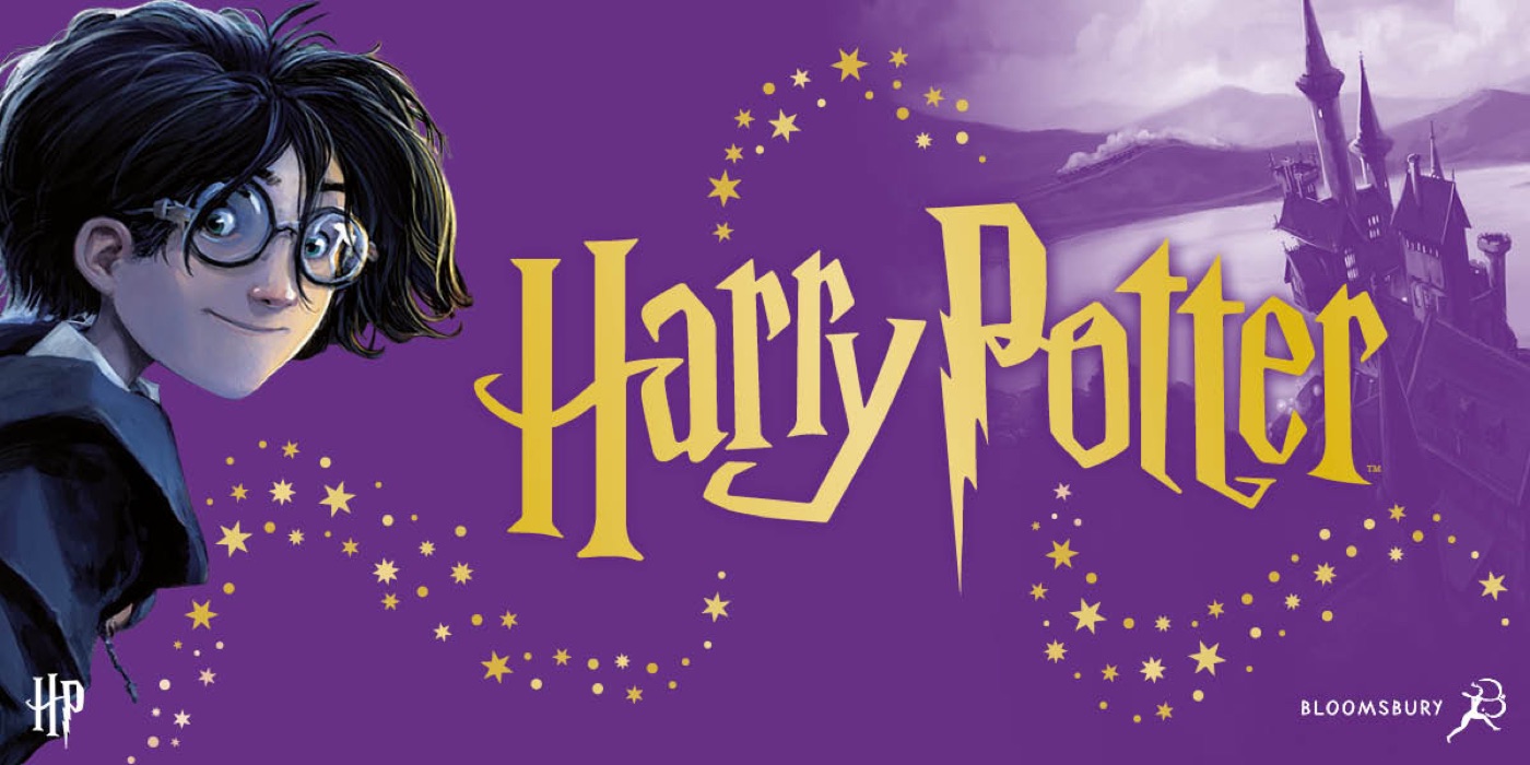 Harry Potter cover artwork by Bloomsbury.
